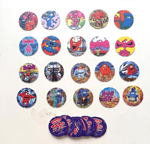 Vintage monster munch tazos - monster,