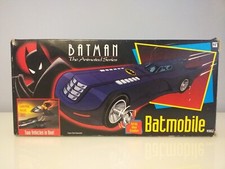 1993 Vintage Kenner Toy, Batman Batmobile Animated Series, DC