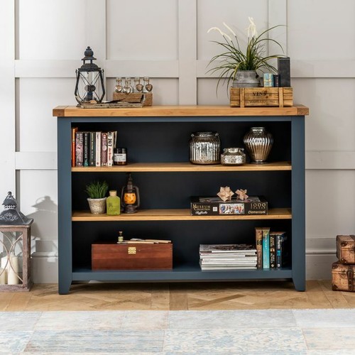 Bookcase shelf westbury blue - bookcase,