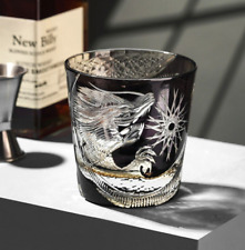 Vintage Kiriko Green Crystal