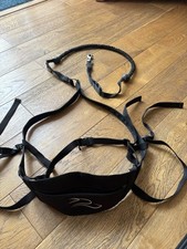 DogFit® Canicross Belt. Black. Standard Size With 2 Bungee Leads