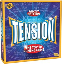 TENSION Family Edition Board Game By Cheatwell Contents Top 10 Quiz (Open Box)