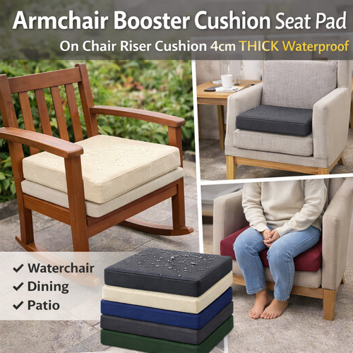 Armchair booster cushion seat - cushion,