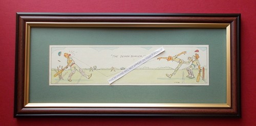 Cricket print framed the - print,
