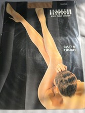Vintage Wolford Satin Touch Tights 20 Medium in Caramel Brand New