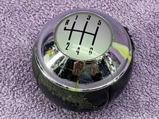 Mini R53 Cooper S Gear Knob Manual Leather 6 Speed 02-06 Chrome Stick Shift BMW
