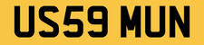 PRIVATE REG NUMBER PLATE US59