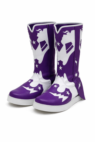 Handmade purple white - &,
