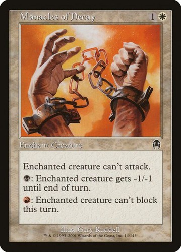 Manacles decay apocalypse - of,