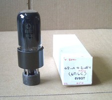 6V6GT 6n6c VALVE/TUBE EDICRON RUSSIAN VERY CLEAN NOS TESTED BOXED