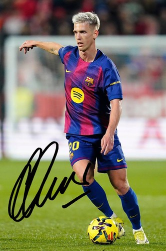 Dani olmo signed - pre-print, 6x4