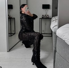 BNWT Zara Black Shirt With