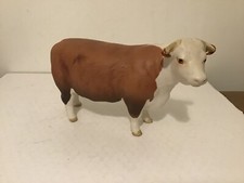 Rare MATT Beswick Cattle Hereford Cow  Ex Condition