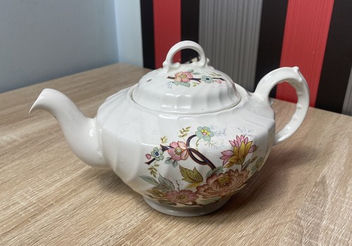 Burleigh ironstone teapot 3 - teapot, (3
