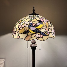 Tiffany Style Floor Lamp Pink