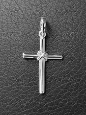 Solid Knotted Cross Pendant