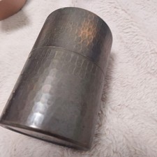 Copper Hammer Texture Tea Caddy