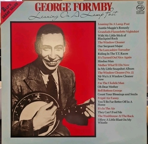 George formby leaning on a - george,