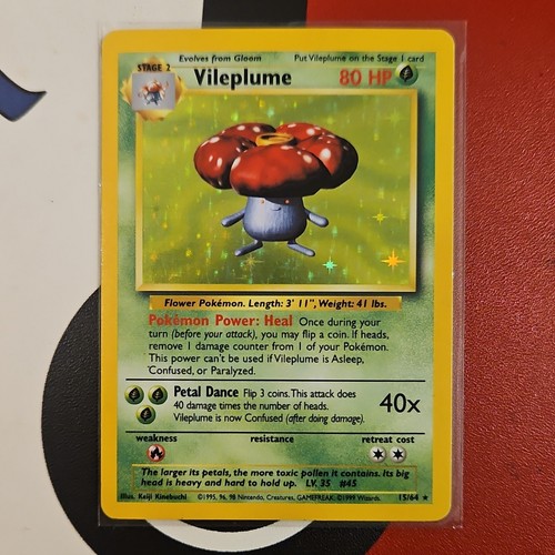 Pokémon vileplume holo jungle - pokémon,