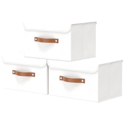 Versatile white fabric storage - versatile,