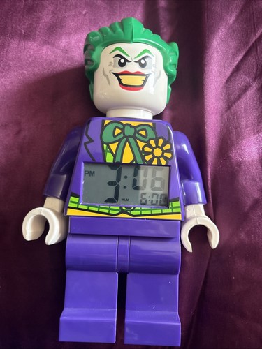Rare lego joker clock working - rare,