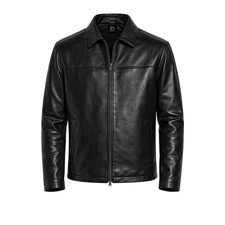 Men's Black Leather Jacket