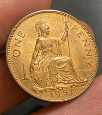 1951 Penny, BU, Rare This Nice