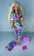 1991 Sharin Sisters Barbie with Extra Outfits Items and Accessories