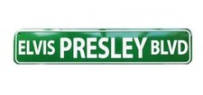 ELVIS PRESLEY METAL SIGN -