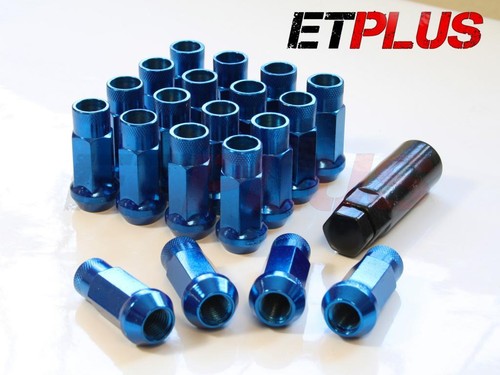 Gt50 long wheel nuts - long, blue