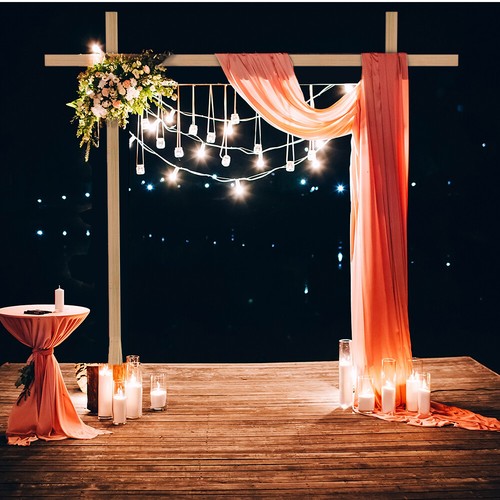 Heavy duty wooden wedding arch - heavy,