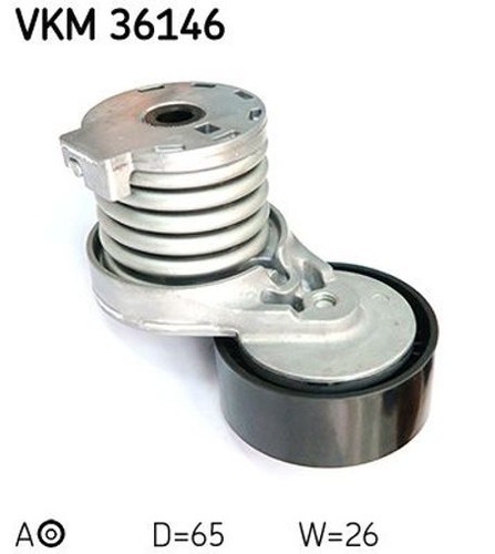 Fits skf vkm - 36146, ribbed