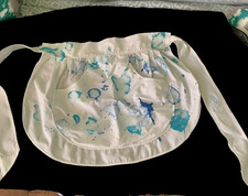 WHITE WAIST APRON Cotton  -