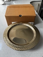 H&M Home gold hammered metal