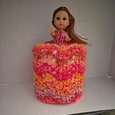 Retro Toilet Roll Cover Doll