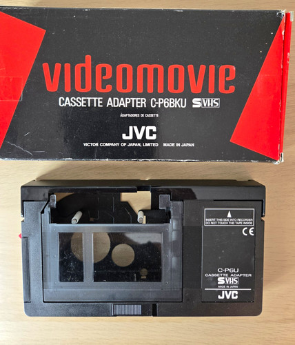 Jvc p6u vhs cassette - jvc, s-vhs