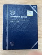 Whitman Coin Folder For Jefferson Nickels Number 2 Starting 1962 (Empty)