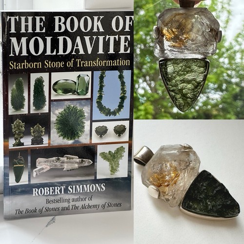 Moldavite elestial crystal - moldavite, &