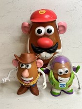 Vintage Giant Large Mr Potato Head Super Spud Storage, With Woody & Part Of Buzz