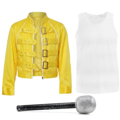 Freddie mercury costume yellow - freddie,