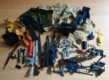 Action Man Accessories Bundle / Lot - Vintage & Modern Clothing Weapons