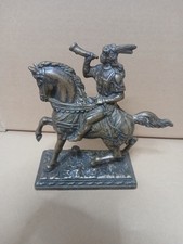 Indian On Horse Brass Color