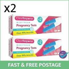 2x 2pk of Midstream Pregnancy