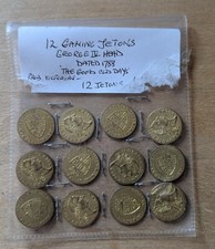 12 Gaming Jettons - George 111