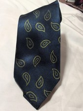 Charvet Tie Navy Silk Tie With