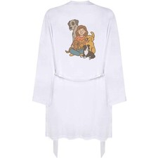 'Dog Lady Pet Lover' Adult Dressing Robe / Gown (RO054900)