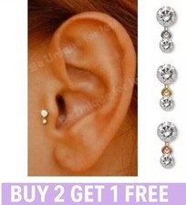 Tragus Earrings Helix Stud 16g