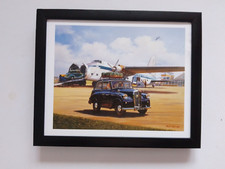 Malcolm Root print 'Bristol 17 Freighter' Triumph Mayflower Car  FRAMED