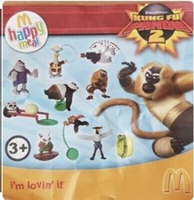 McDonald’s Happy Meal Toys Kung Fu Panda 2 2011 Various. New In Packaging.