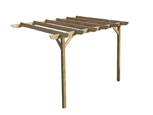 Wooden lean pergola - lean, kit